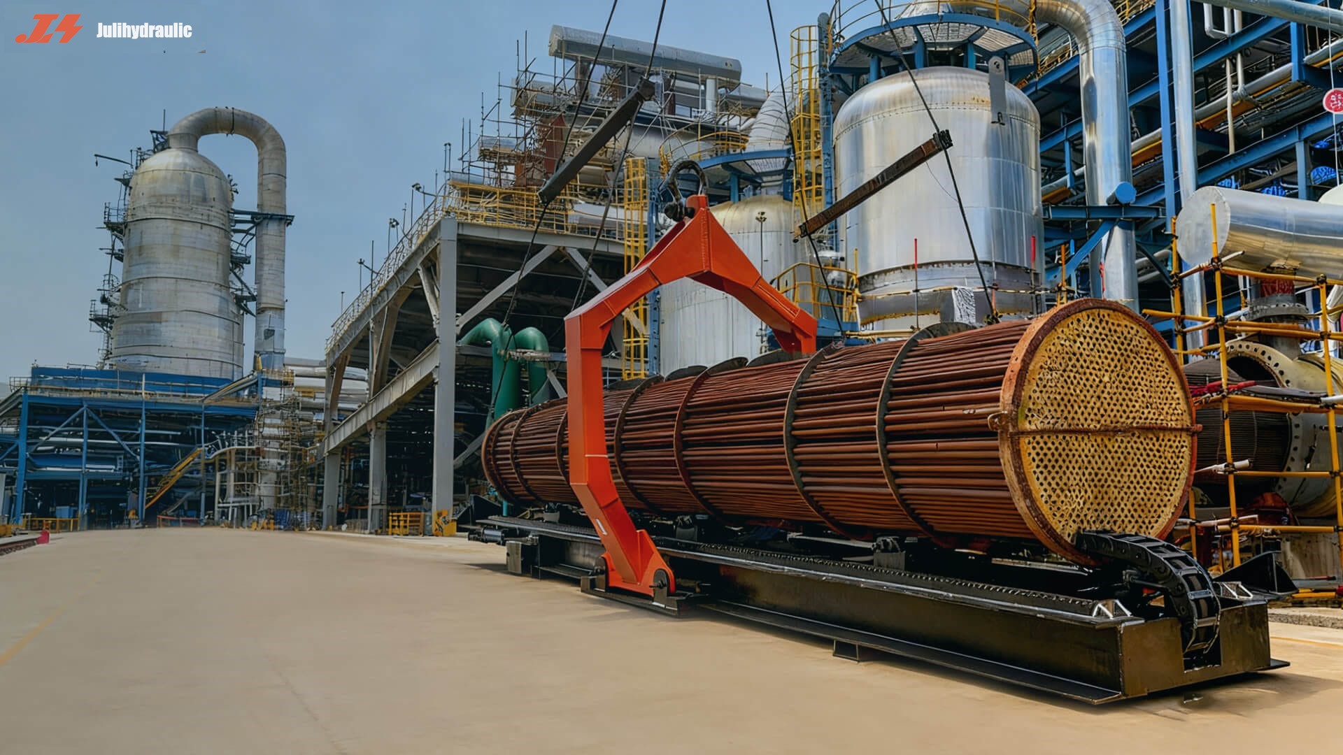 柴油驱动管束抽装机